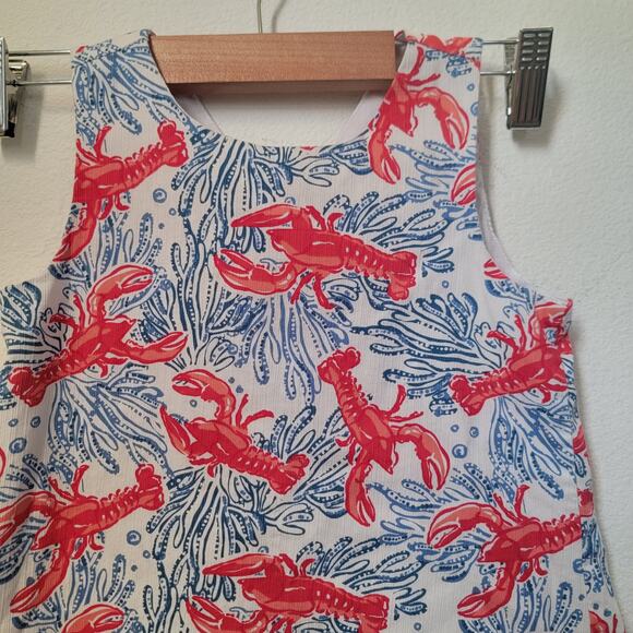Tommy Bahama Girl Kids Sz 5 Lobster Dress Coastal Beachy Vacation Cruise 4-5 yrs - Picture 3 of 10